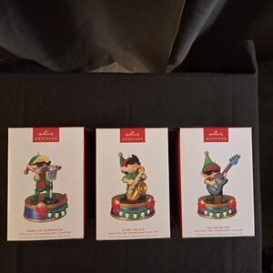 Hallmark Keepsake Ornaments North Pole Tree Trimmers Band Collection 2024 NEW